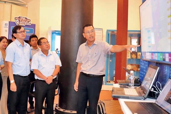 Tổng công ty Cấp nước Sài Gòn chú trọng các hoạt động sáng tạo, ứng dụng khoa học-công nghệ trong quy trình cung cấp nước sạch.