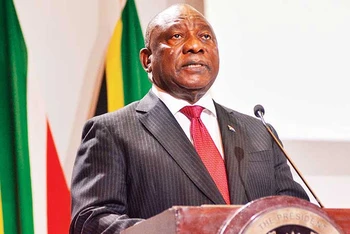 Ông Cyril Ramaphosa tái đắc cử Tổng thống Nam Phi.