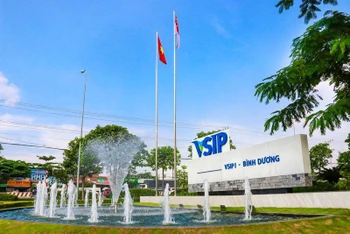 VSIP trở thành biểu tượng hợp tác kinh tế giữa Việt Nam và Singapore. (Ảnh: Báo Công thương)