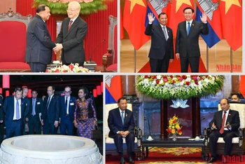 Chủ tịch Thượng viện Vương quốc Campuchia kết thúc tốt đẹp chuyến thăm chính thức Việt Nam 