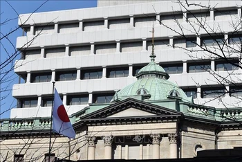 Ngân hàng Trung ương Nhật Bản đã hạ triển vọng tăng trưởng kinh tế của nước này. (Ảnh: AFP/TTXVN)