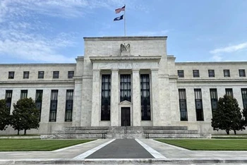Trụ sở Cục Dự trữ Liên bang Mỹ (Fed) tại Washington DC. (Ảnh: AFP/TTXVN)