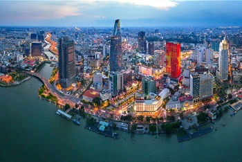 Một góc thành phố Hồ Chí Minh. (Ảnh: Báo Điện tử Chính phủ)