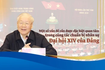 Tổng Bí thư Nguyễn Phú Trọng phát biểu chủ trì phiên họp.