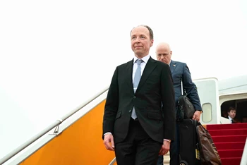 Chủ tịch Quốc hội nước Cộng hòa Phần Lan Jussi Halla-aho thăm chính thức Việt Nam. (Ảnh: Cổng thông tin Chính phủ)