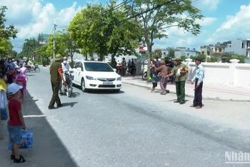 Hội Cựu chiến binh tham gia bảo đảm trật tự an toàn giao thông trên địa bàn tỉnh Thái Bình.