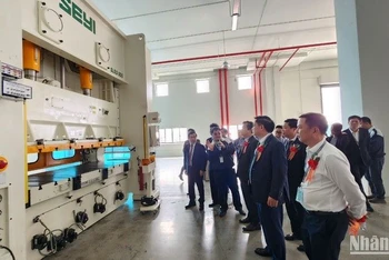 Dự án Nhà máy sản xuất linh kiện điện tử do Công ty TNHH Lotes Việt Nam đầu tư đã đi vào hoạt động tại khu công nghiệp Liên Hà Thái tháng 2/2023.