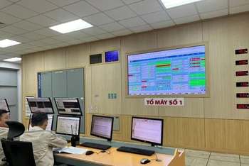 Phòng điều khiển trung tâm tại Nhà máy Nhiệt điện Thái Bình 2.