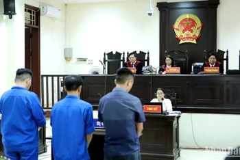 Phiên xét xử phúc thẩm được tổ chức công khai tại Tòa án nhân dân tỉnh Thái Bình.