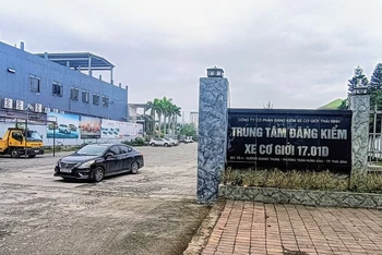 Từ 1/7, Trung tâm đăng kiểm 1701D bị tạm đình chỉ hoạt động 3 tháng.