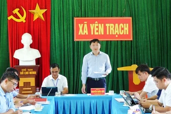 Thường trực Huyện ủy Phú Lương về xã để triển khai chuẩn bị đại hội đảng bộ, xây dựng báo cáo chính trị và phương án nhân sự.