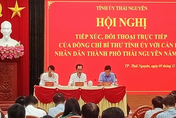 Buổi đối thoại cởi mở, thẳng thắn, chân tình giữa Bí thư Tỉnh ủy Thái Nguyên với cán bộ, nhân dân trên địa bàn thành phố Thái Nguyên.