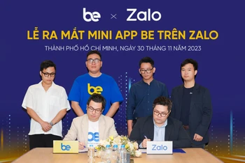 Lễ ra mắt mini app Be trên Zalo ngày 30/11.
