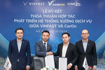 CarOn Holdings ký kết biên bản ghi nhớ hợp tác chiến lược để trở thành đơn vị được ủy quyền chính thức sửa chữa, bảo hành, bảo dưỡng xe ô-tô điện VinFast. 