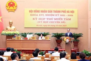 Kỳ họp chuyên đề của Hội đồng nhân dân thành phố Hà Nội sẽ được tổ chức vào ngày 19/11.