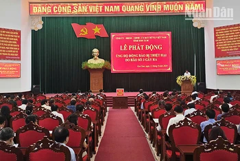 Quang cảnh buổi lễ.