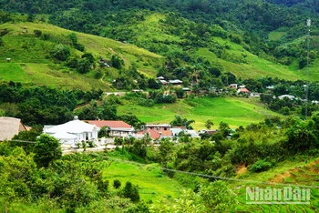 Một góc Làng Mới hôm nay.