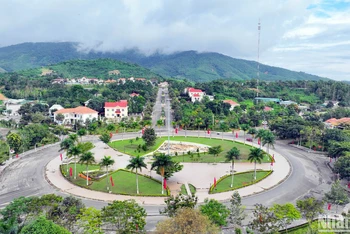 Khu vực trung tâm huyện Đam Rông, tỉnh Lâm Đồng.
