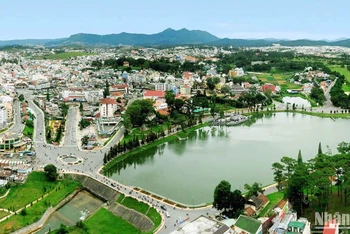 Khu vực trung tâm thành phố Đà Lạt.