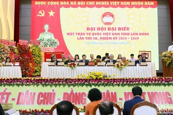 Đại hội đại biểu Mặt trận Tổ quốc Việt Nam tỉnh Lâm Đồng lần thứ 9 diễn ra trong 2 ngày 15 và 16/8 tại thành phố Đà Lạt.