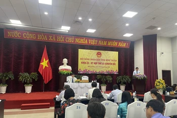 Hội đồng nhân dân tỉnh Bình Thuận khóa 11 tổ chức kỳ họp thứ 23 đã xem xét, quyết định 19 nội dung.