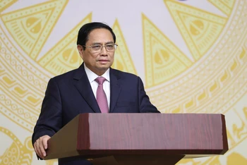 Thủ tướng Phạm Minh Chính phát biểu tại Hội nghị.