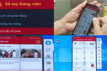 Phần mềm “Sổ tay đảng viên điện tử” được sử dụng phổ biến ở tỉnh Thái Bình thông qua điện thoại thông minh. 