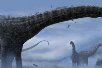 Các nhà khoa học đã tìm thấy hóa thạch của 4 loài khủng long ở thung lũng ở Patagonia của Chile. (Ảnh: NDTV)