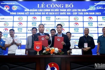 Lễ công bố tại trụ sở Liên đoàn bóng đá Việt Nam.