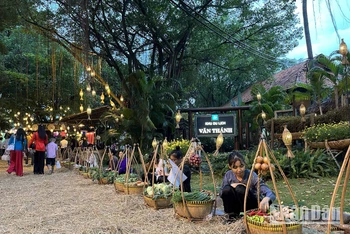 Góc chợ quê tại Lễ hội Văn hóa ẩm thực, Món ngon Saigontourist Group 2022.