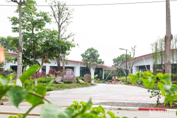 Trung tâm thư viện và tri thức số Đại học Quốc gia Hà Nội tại Hòa Lạc.