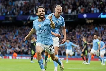 Man City vào chung kết Champions League. (Ảnh: Getty Images)