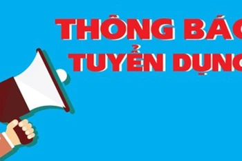 Thông báo tuyển dụng