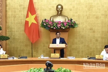 Thủ tướng Phạm Minh Chính dự và phát biểu tại phiên họp Chính phủ thường kỳ tháng 8.