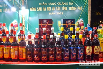 Nước mắm Đại Cát, sản phẩm OCOP 3 sao của huyện Uông Bí, Quảng Ninh. (Ảnh: Nhật Quang)