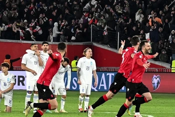 Gruzia vượt qua Hy Lạp để lần đầu tham dự Vòng chung kết Euro. (Ảnh: UEFA)