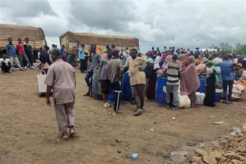 El-Fasher hoạt động như một trung tâm nhân đạo cho Darfur, nơi sinh sống của khoảng một phần tư trong số 48 triệu dân của Sudan. (Ảnh: AFP/TTXVN)