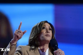 Phó Tổng thống Mỹ Kamala Harris. (Ảnh: AA/TTXVN)