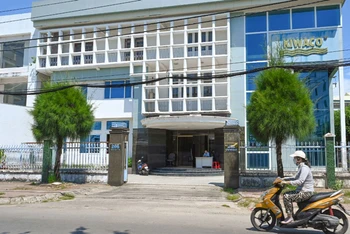 Trụ sở Công ty Trách nhiệm hữu hạn Một thành viên Cấp thoát nước Kiên Giang.