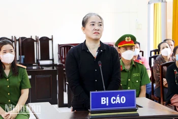 Bị cáo Nguyễn Thị Tươi.