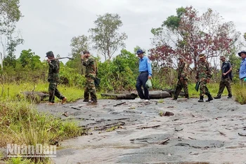 Đội K9, Bộ Chỉ huy quân sự tỉnh Kiên Giang tìm kiếm, cất bốc hài cốt liệt sĩ tại Vương quốc Campuchia. 