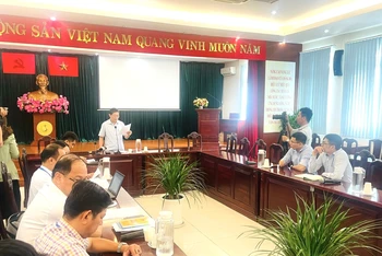 Đoàn kiểm tra Sở Giao thông vận tải Thành phố Hồ Chí Minh công bố Quyết định kiểm tra Công ty TNHH Thành Bưởi.
