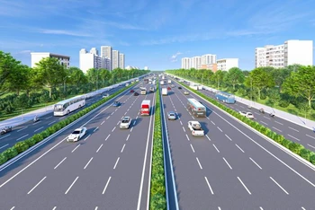 Dự án Vành đai 4 Thành phố Hồ Chí Minh dài khoảng 200km, đi qua tỉnh Bà Rịa-Vũng Tàu, Đồng Nai, Bình Dương, Long An và Thành phố Hồ Chí Minh. (Ảnh: QUÝ HIỀN)