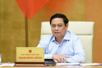 Thủ tướng Phạm Minh Chính chủ trì họp về tình hình thực hiện giải ngân vốn đầu tư công và triển khai 3 Chương trình mục tiêu quốc gia.