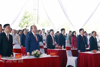 [Ảnh] Lễ kỷ niệm 120 năm Ngày sinh Tổng Bí thư Lê Hồng Phong
