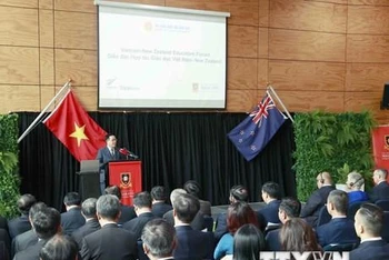[Ảnh] Chủ tịch Quốc hội dự Diễn đàn Hợp tác giáo dục Việt Nam-New Zealand