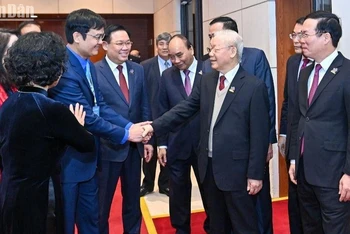 [Ảnh] Tổng Bí thư Nguyễn Phú Trọng dự Phiên trọng thể Đại hội đại biểu Đoàn toàn quốc lần thứ XII 