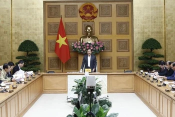 Phó Thủ tướng Lê Minh Khái - Trưởng Ban Chỉ đạo điều hành giá chủ trì cuộc họp cuối năm của Ban Chỉ đạo.