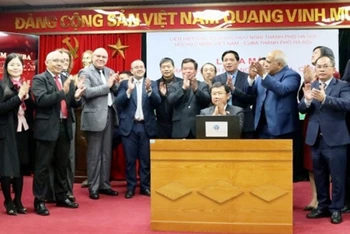 Khai trương Trang tin Hội Hữu nghị Việt Nam-Cuba thành phố Hà Nội.