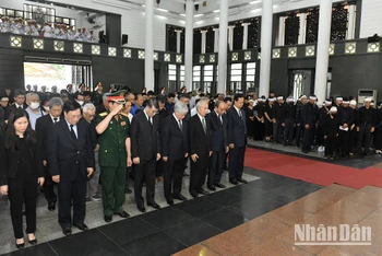 [Ảnh] Cử hành trọng thể Lễ truy điệu nguyên Phó Thủ tướng Vũ Khoan 